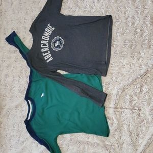 Abercrombie Kids Boys 9/10 long sleeve shirts.